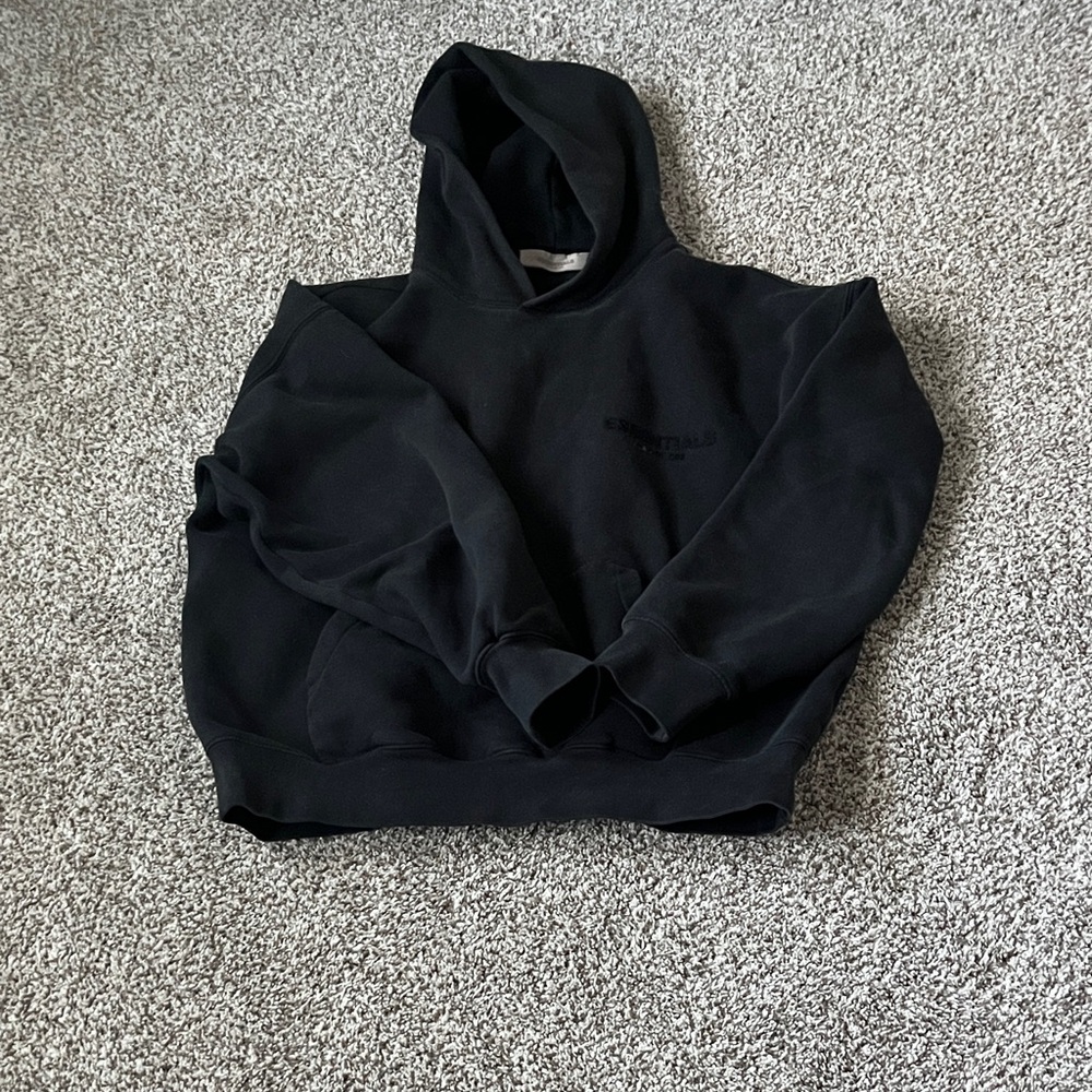 Essentials Charcoal Hoodie